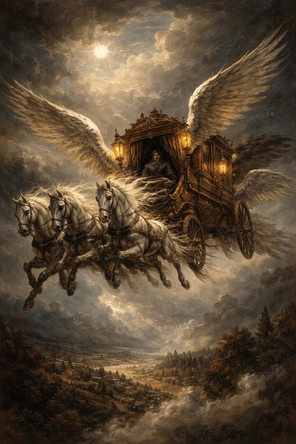 Conte 4. De las Hermanitas Lácteas y del viaje del journaliste&nbsp;cuestionado