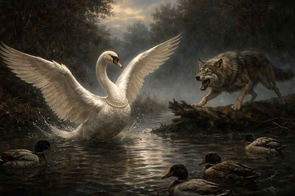 Conte 3. Del Ave del Estanque y de ciertas aguas turbias en el&nbsp;Parlement